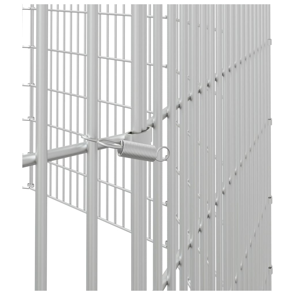 vidaXL Free Range Animal Enclosure 12-Panel 54x60 cm Galvanised Iron