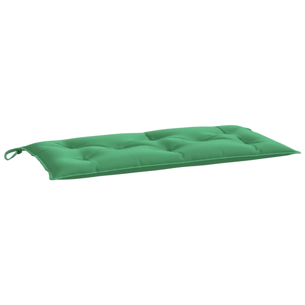 vidaXL Garden Bench Cushions 2pcs Green 100x50x7 cm Oxford Fabric