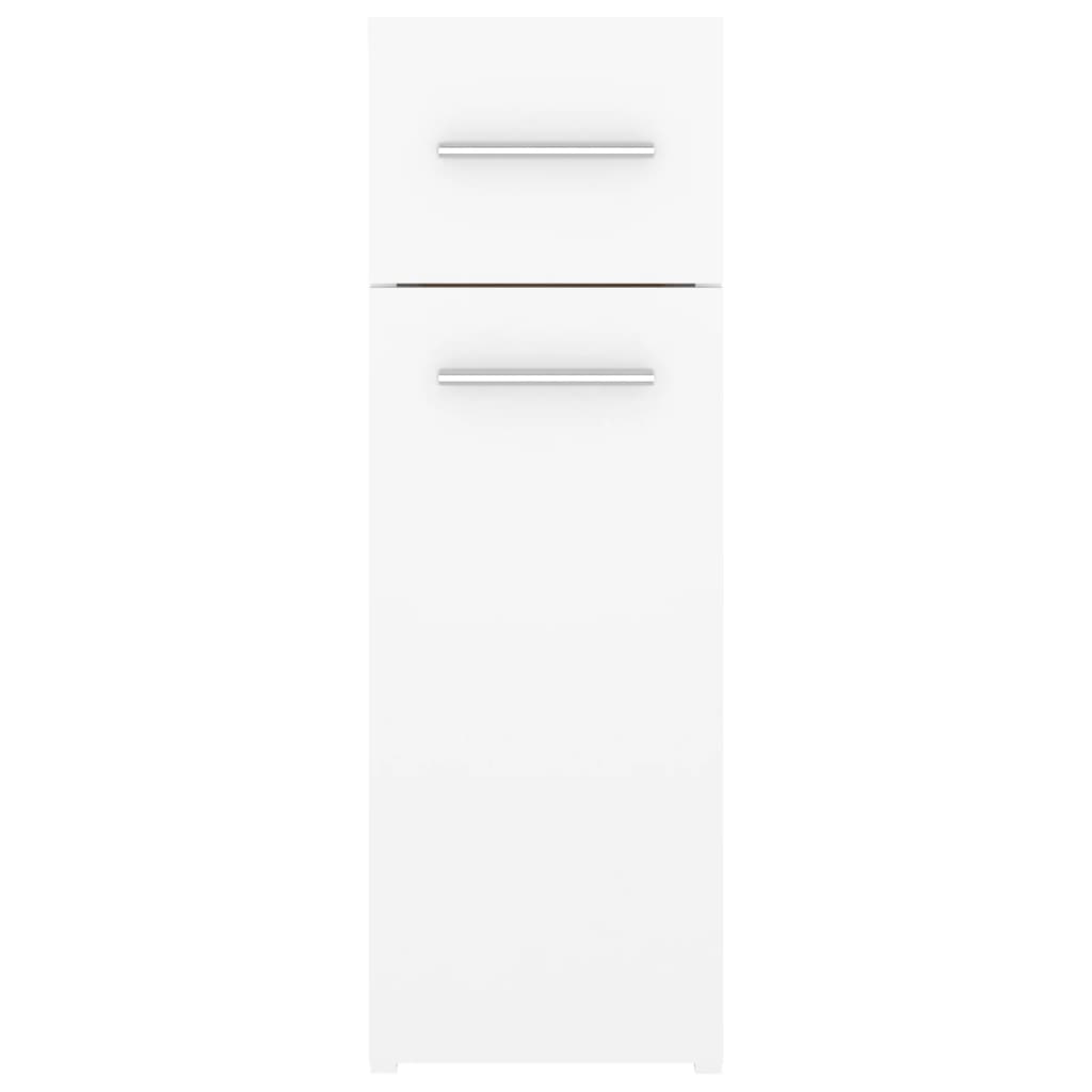 vidaXL Apothecary Cabinet White 20x45.5x60 cm Engineered Wood