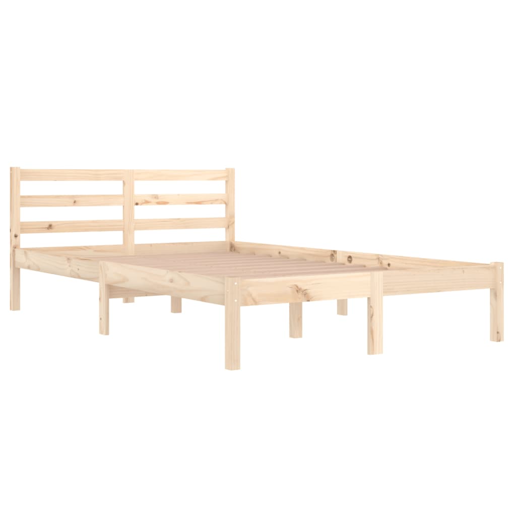 vidaXL Bed Frame without Mattress Solid Wood Pine 120x200 cm