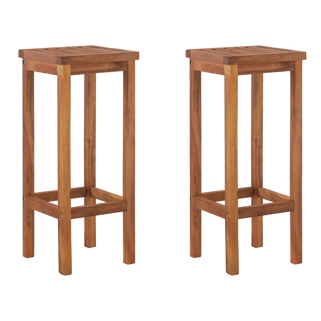 vidaXL 3 Piece Garden Bar Set Solid Wood Acacia