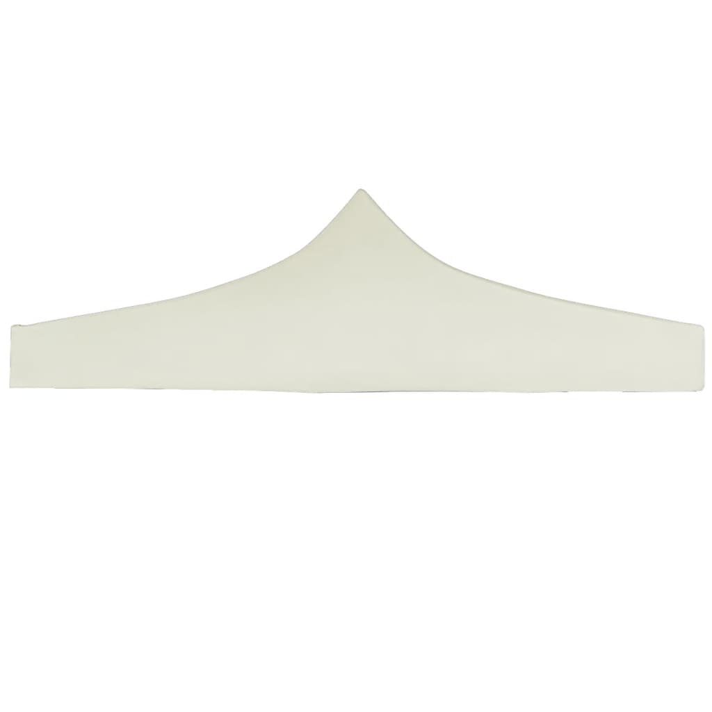 vidaXL Party Tent Roof 3x3 m Cream