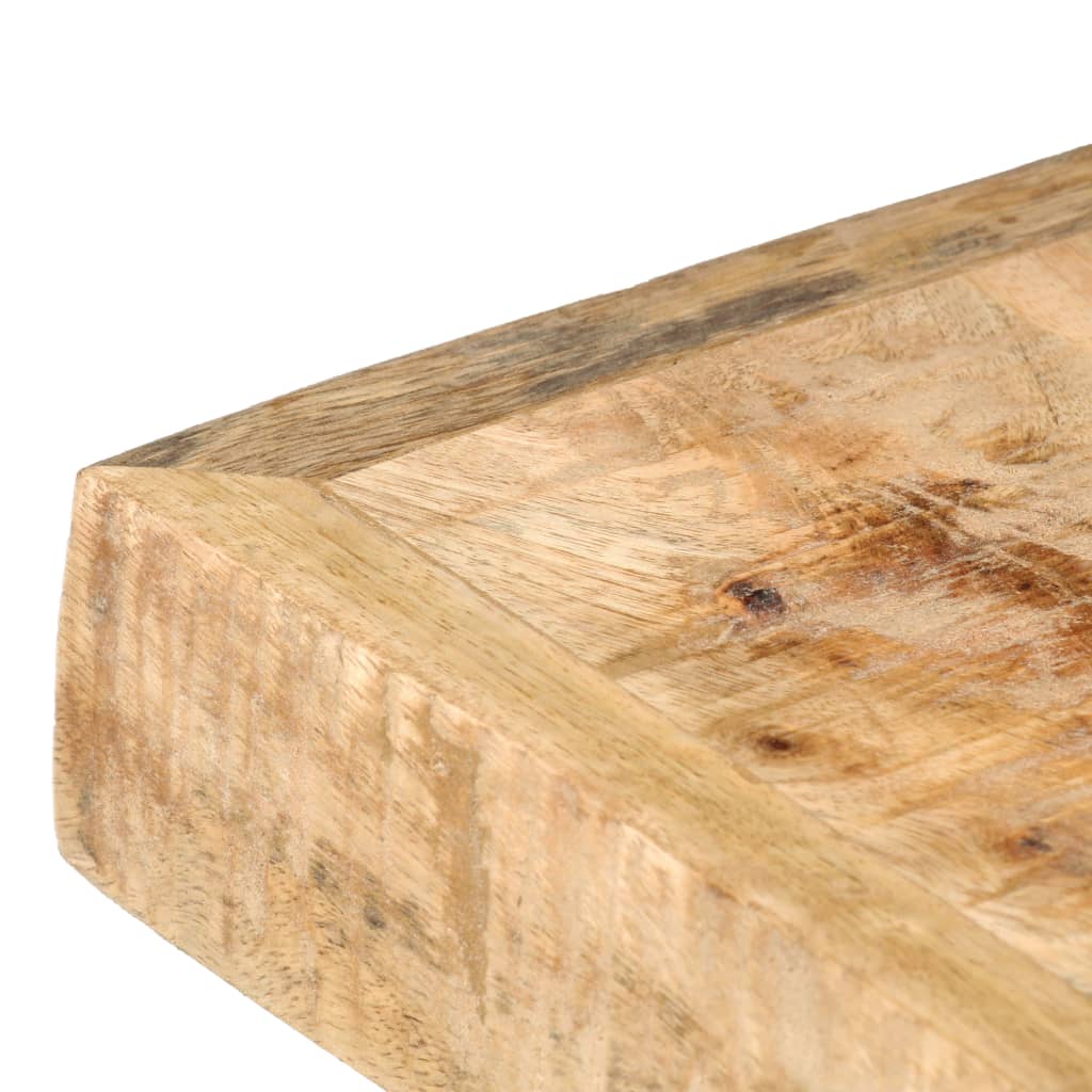vidaXL Dining Table 180x90x76 cm Solid Rough Mango Wood