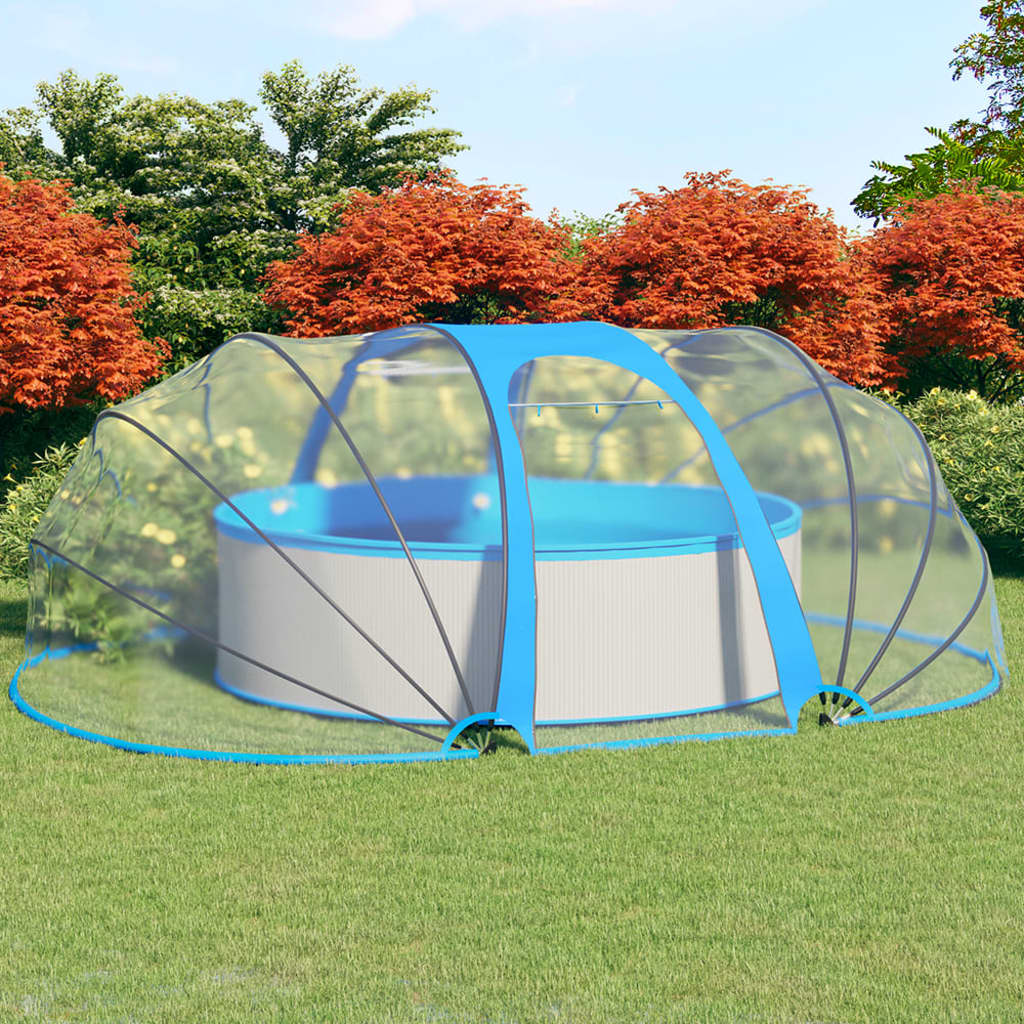 vidaXL Pool Dome Oval 530x410x205 cm