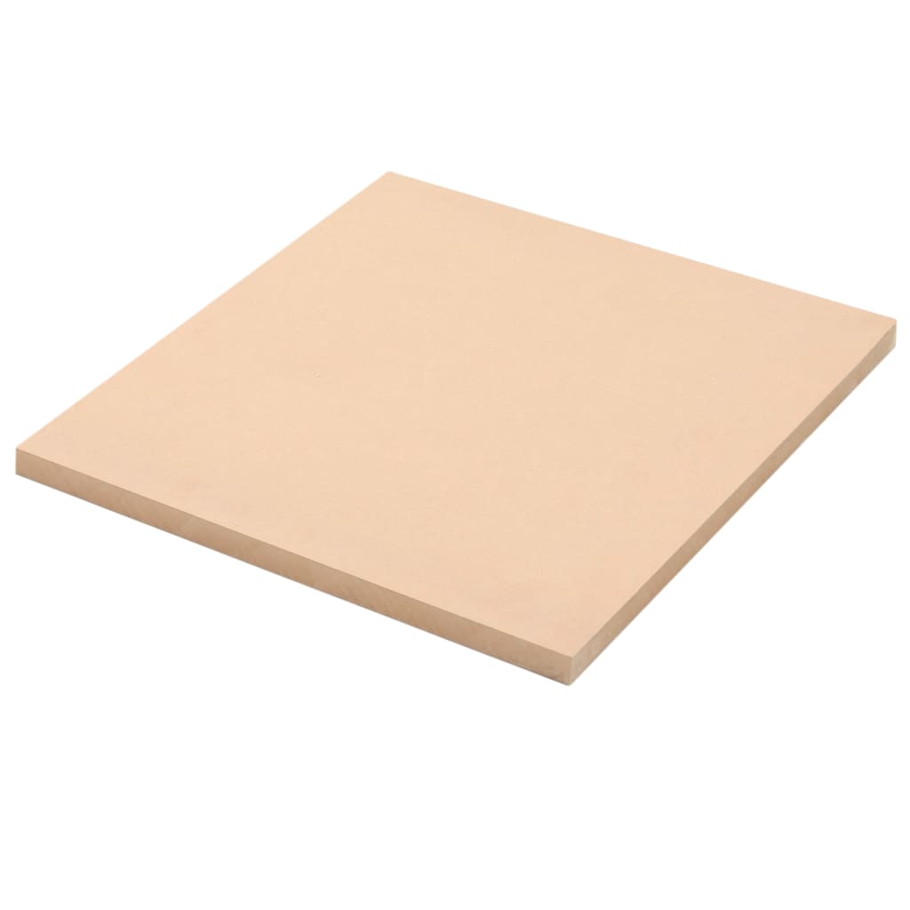 vidaXL 2 pcs MDF Sheets Square 60x60 cm 25 mm