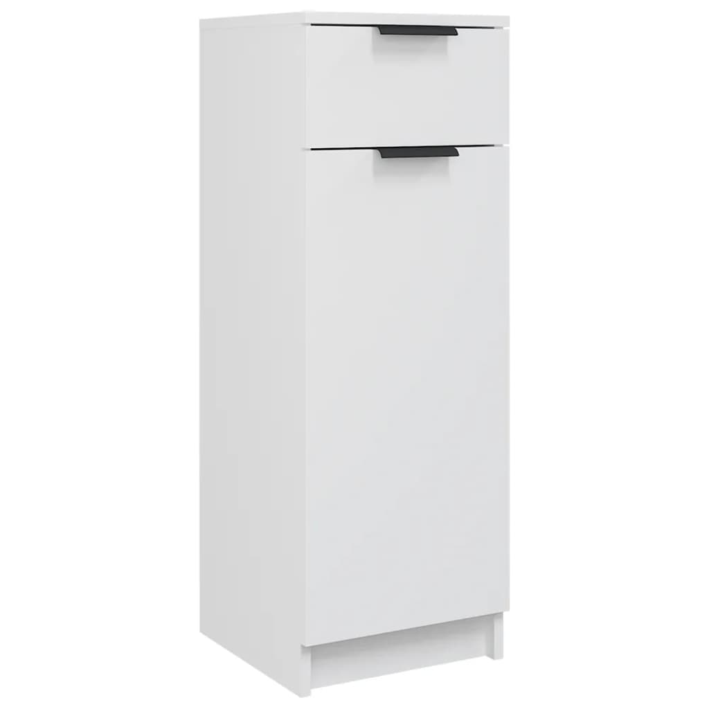 vidaXL Bathroom Cabinet White 32x34x90 cm Engineered Wood