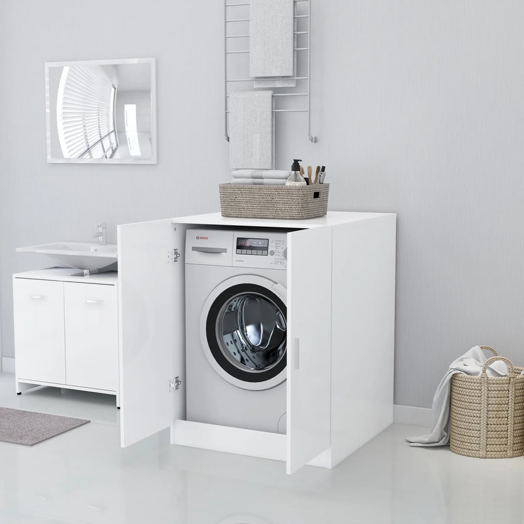 vidaXL Washing Machine Cabinet White