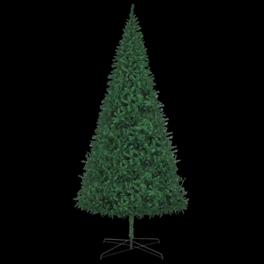 vidaXL Artificial Pre-lit Christmas Tree with Ball Set LEDs 400 cm Green