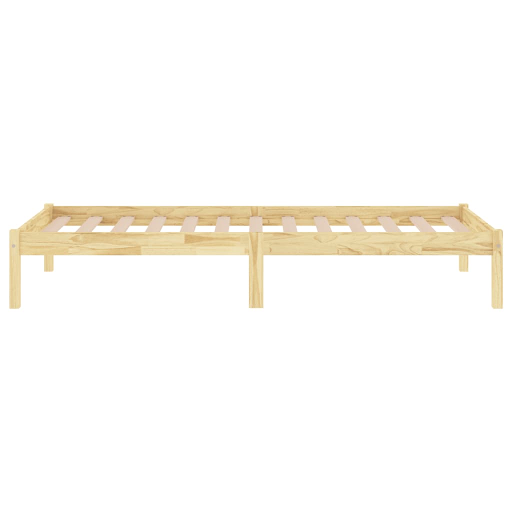 vidaXL Bed Frame without Mattress Solid Wood 90x200 cm