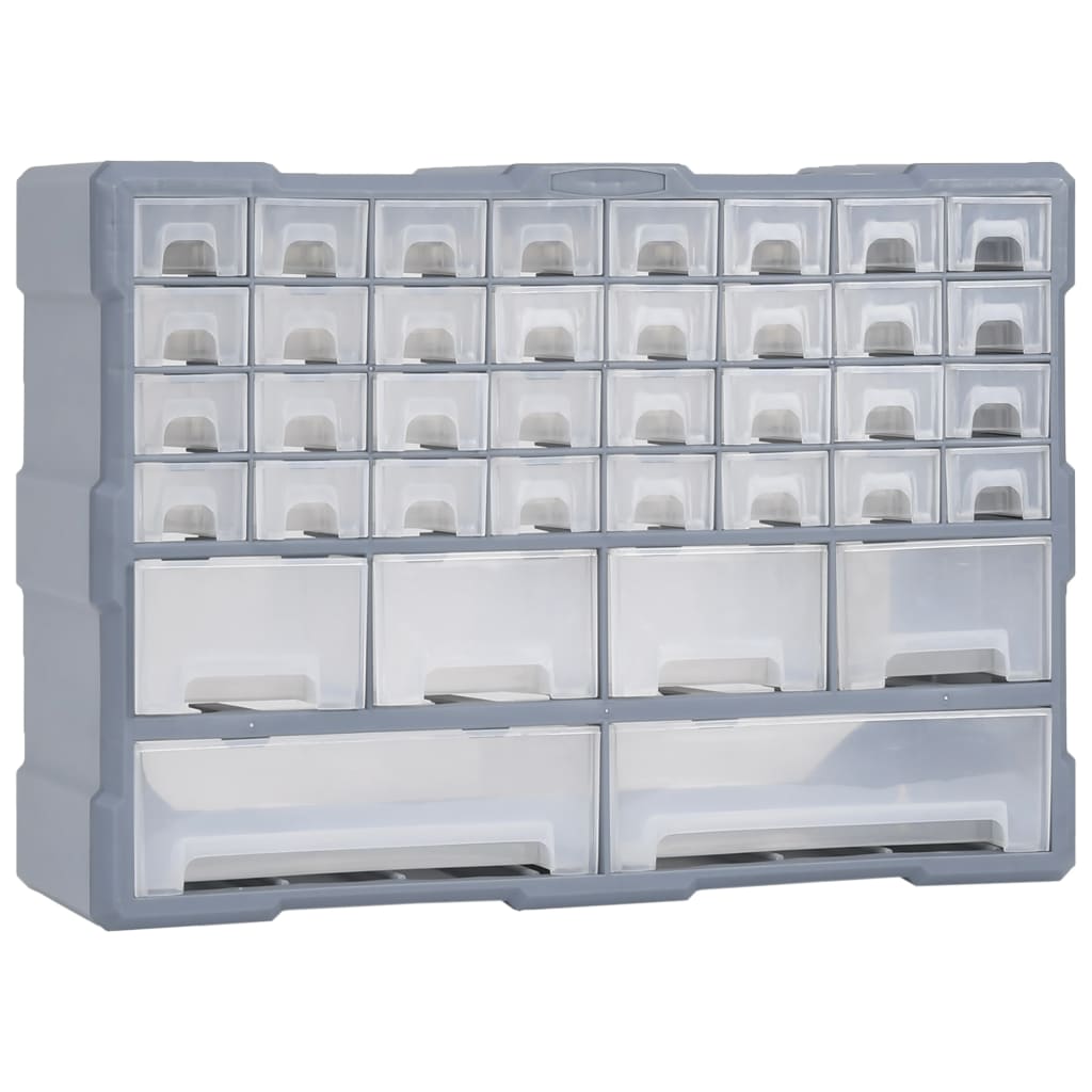 vidaXL Multi-drawer Organiser with 38 Drawers 52x16x37.5 cm