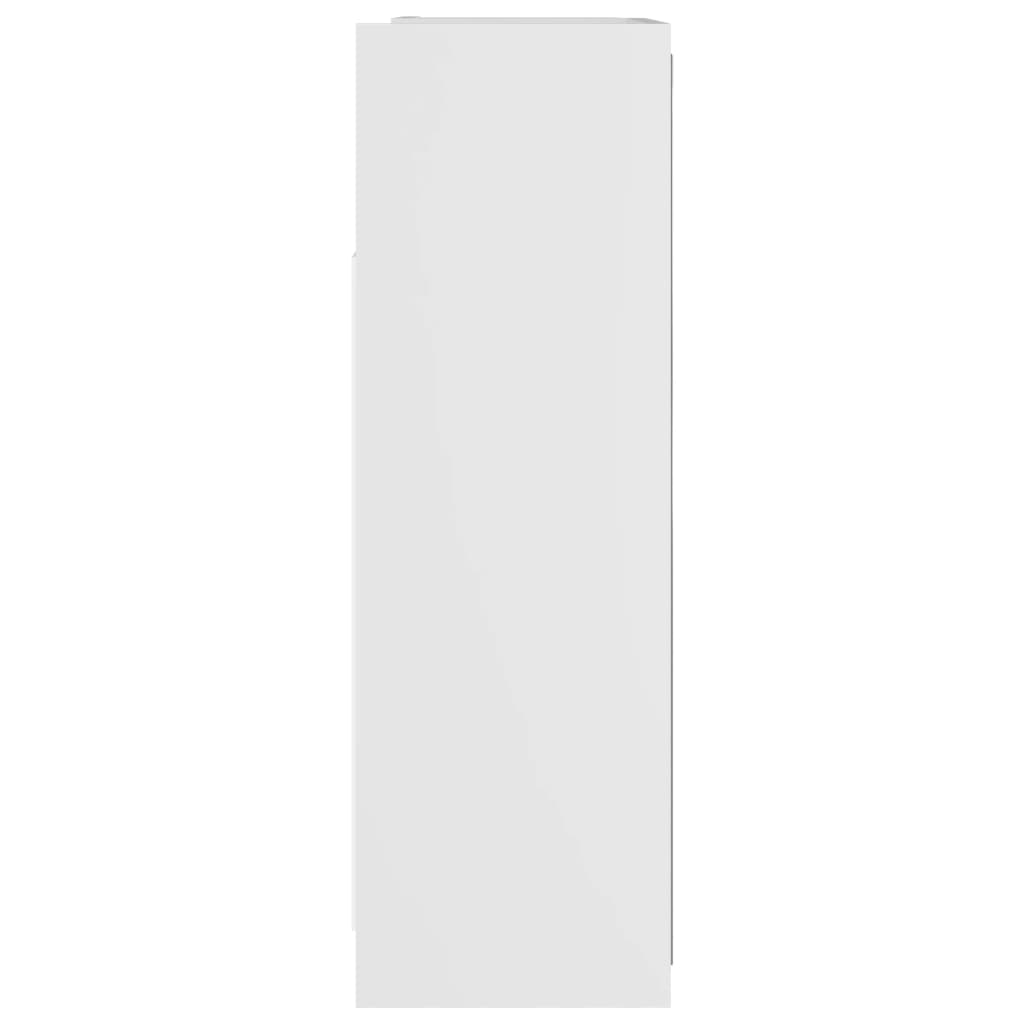 vidaXL Bathroom Mirror Cabinet White 62.5x20.5x64 cm Engineered Wood