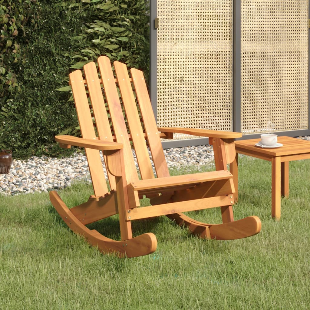 vidaXL Adirondack Rocking Chair Solid Wood Acacia