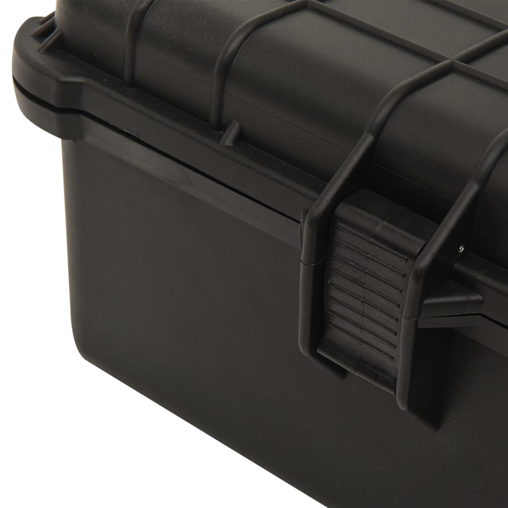 vidaXL Portable Flight Case Black 55x43x21 cm PP