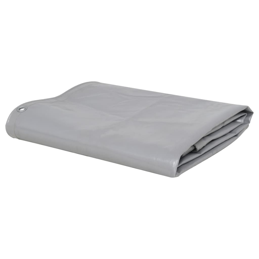 vidaXL Tarpaulin 650 g/m² 3x3 m Grey