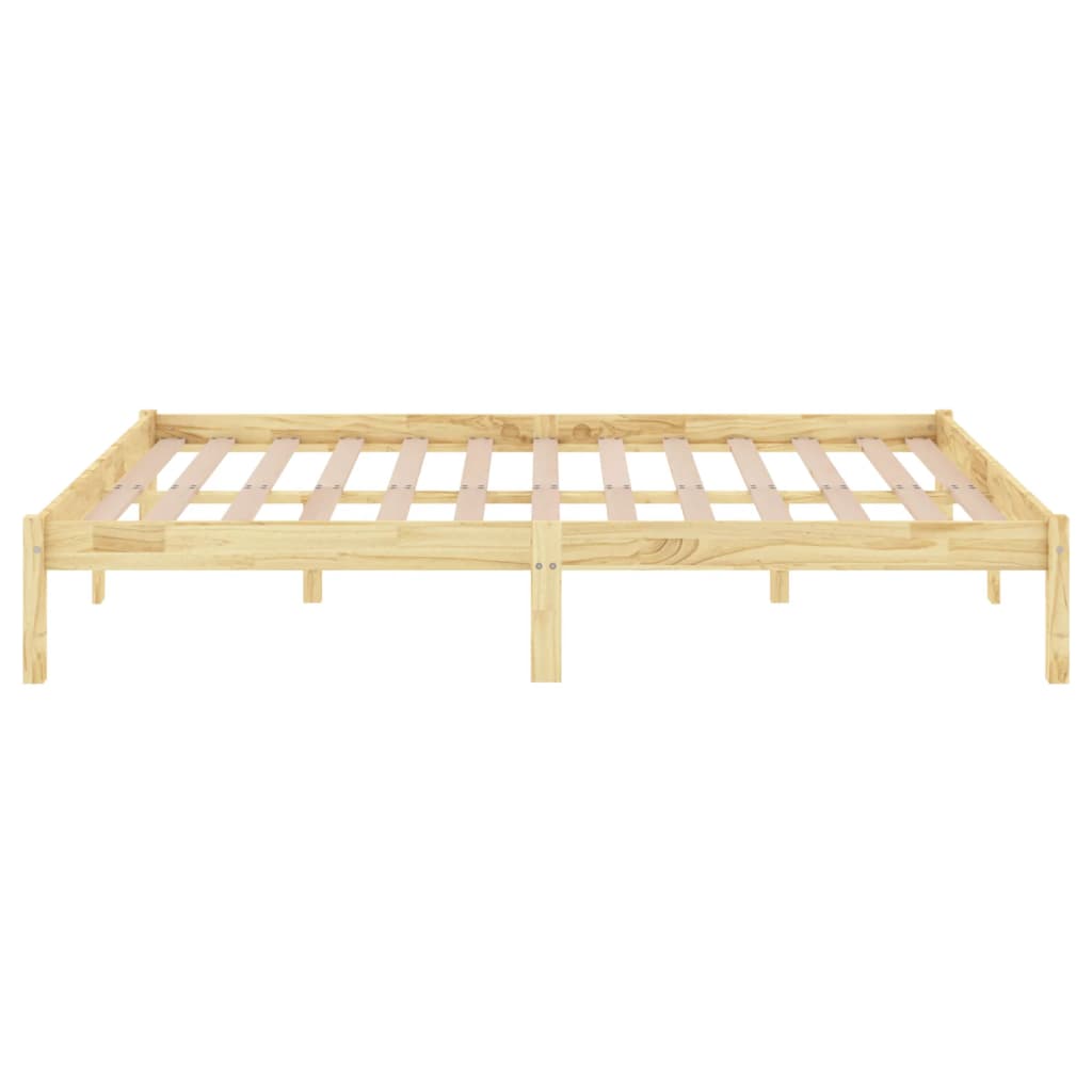 vidaXL Bed Frame without Mattress Solid Wood Super King Size