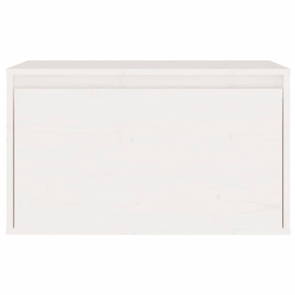 vidaXL Wall Cabinet White 60x30x35 cm Solid Pinewood